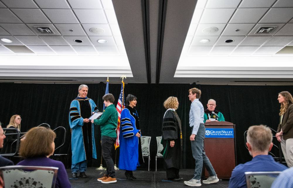 Awardee receiving award 28